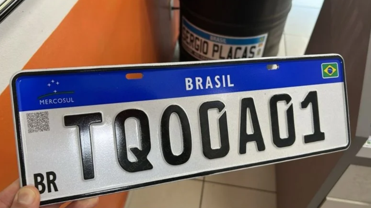 quais estados usam placa com a letra t