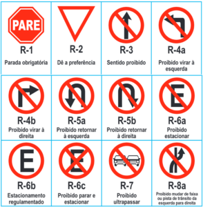 para que serve placa vermelha