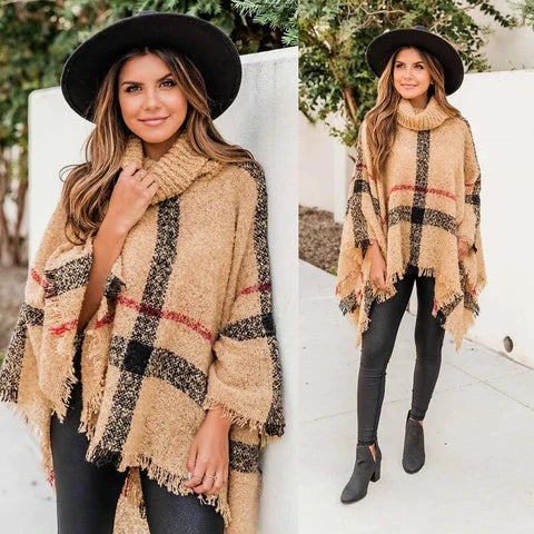 poncho de tecido