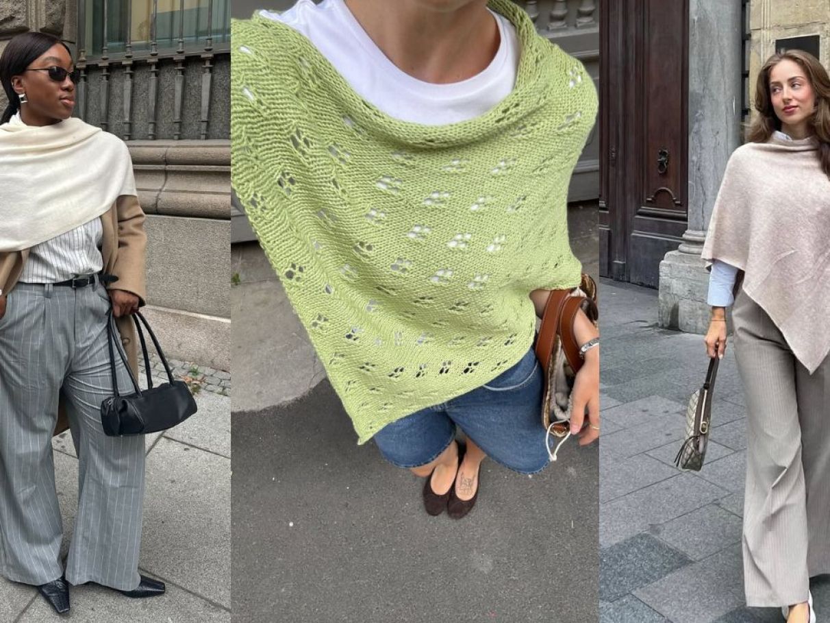 poncho de tecido