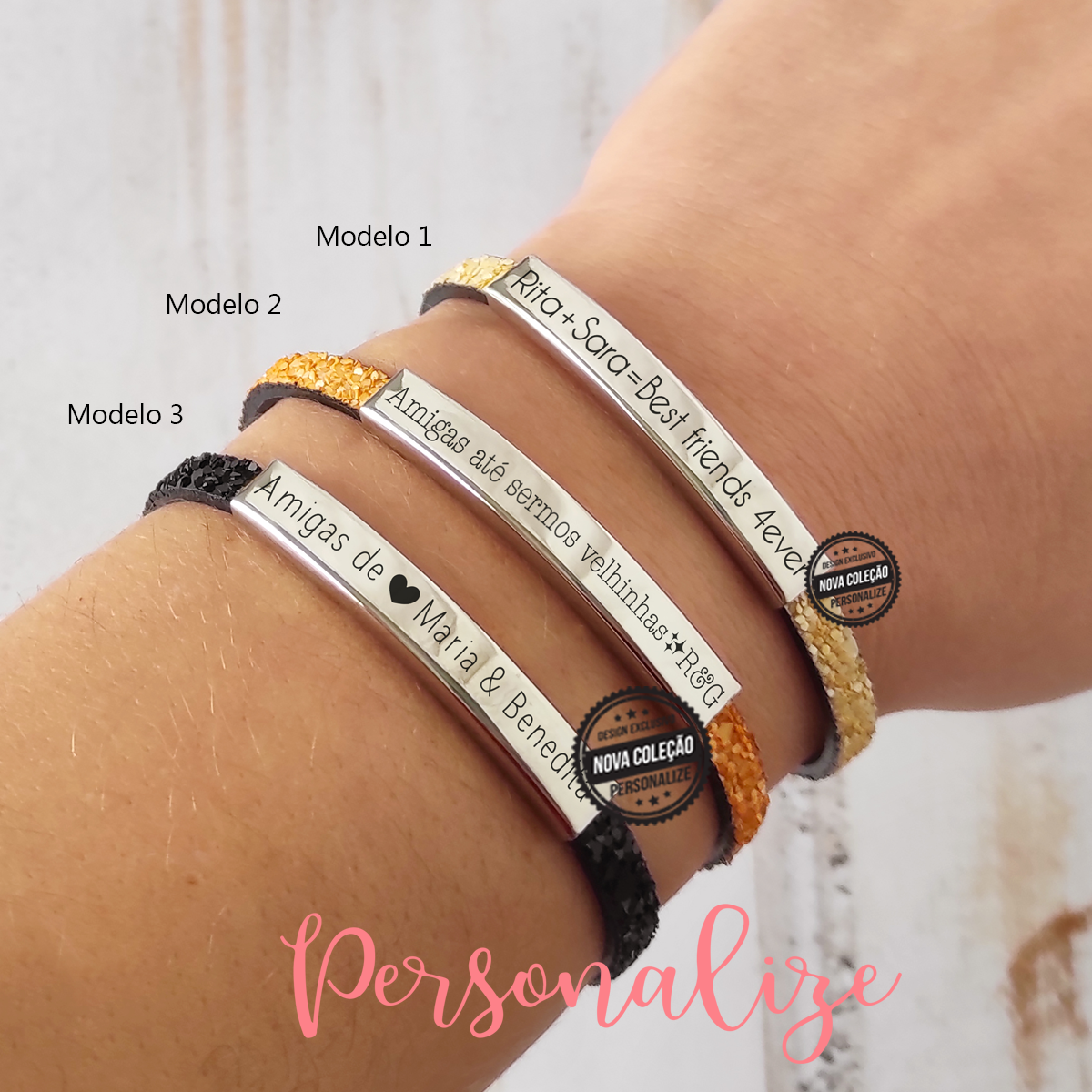 ideias de pulseiras personalizadas para presentear