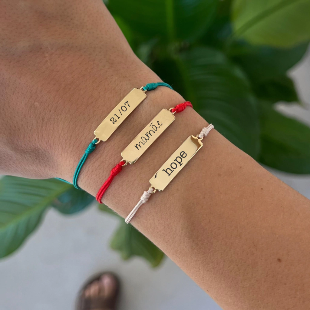 pulseira de prata vs pulseira de ouro personalizada qual escolher