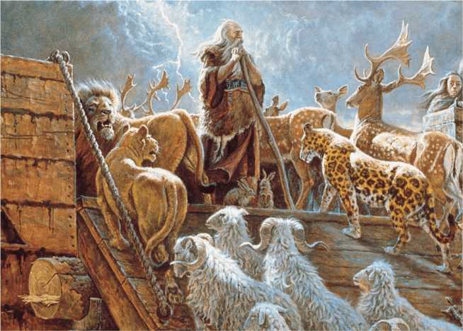 quantos pares de animais na arca de Noé