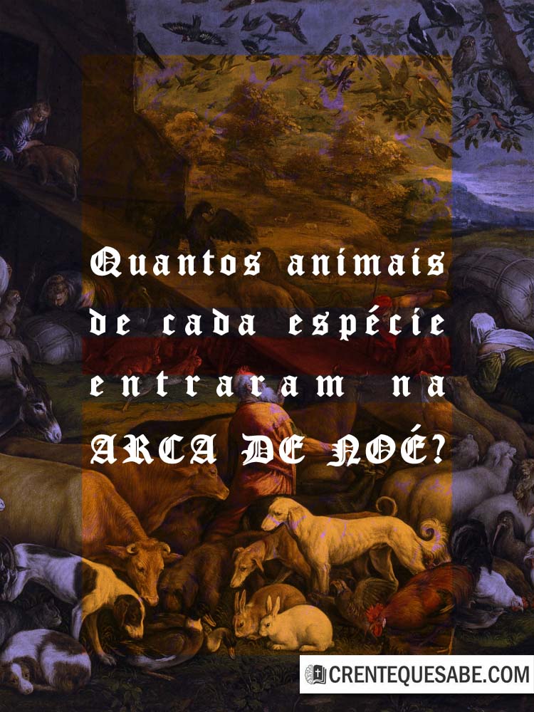quantos pares de animais na arca