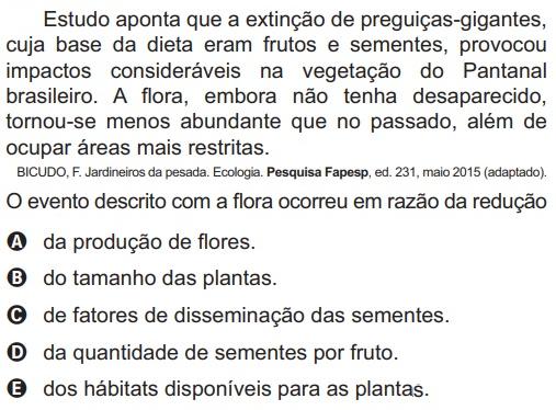 ecologia enem
