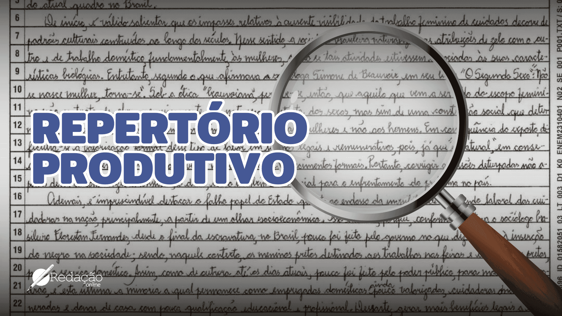 legitimado pertinente produtivo enem