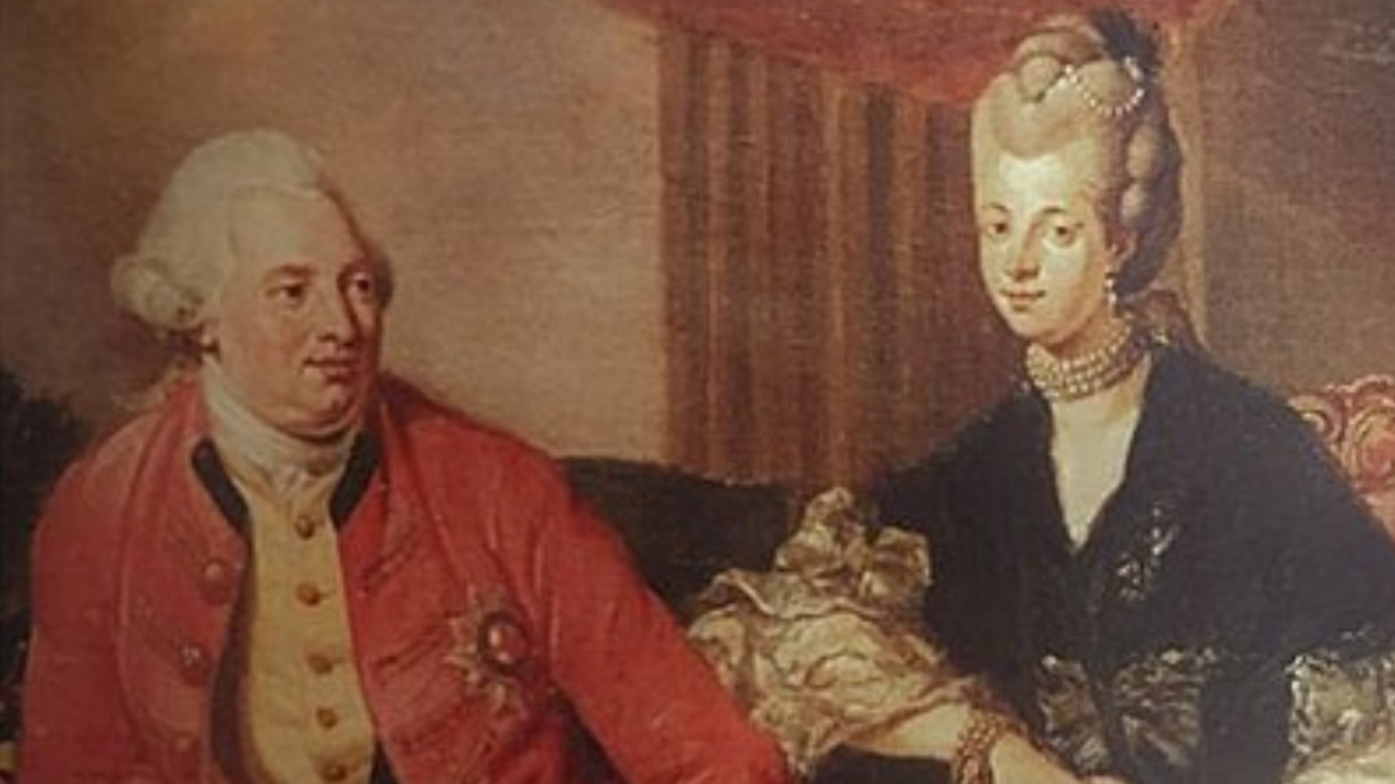 George III e Charlotte vida real