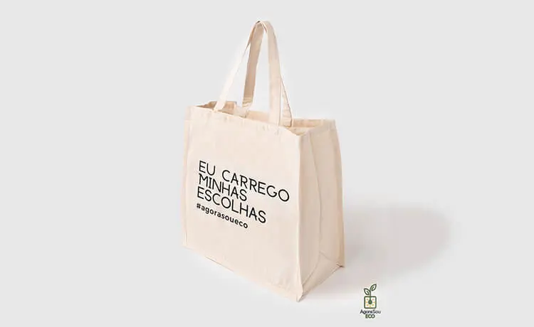 10 ideias criativas para usar sua sacola de algodão cru