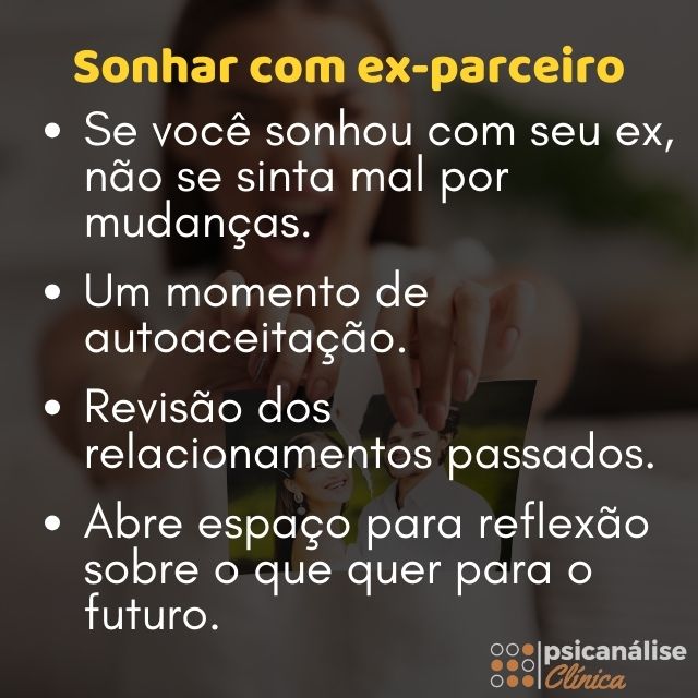 sonhar com o ex o que significa