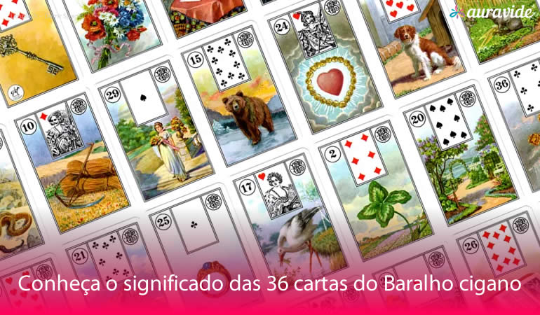 baralho cigano lenormand significado das 36 cartas