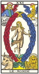 carta o mundo tarot