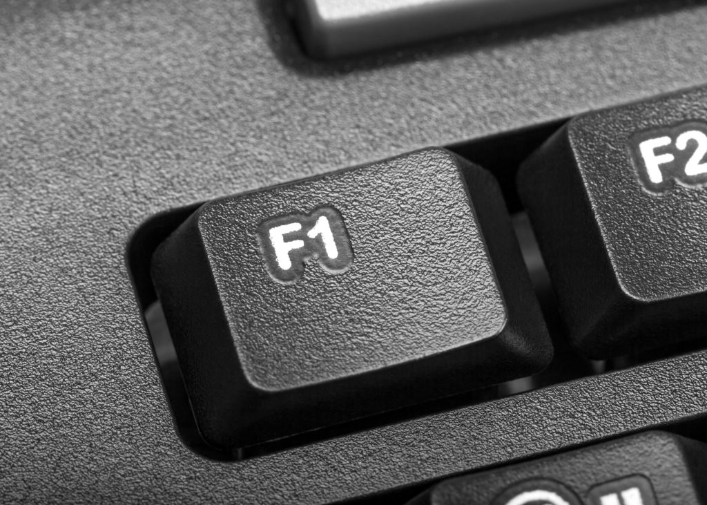 tecla f1 para que serve