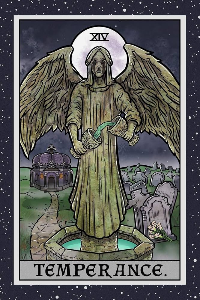 temperança tarot amor