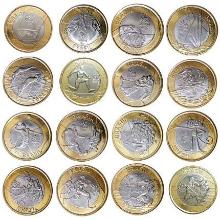 Guia Completo: Todas as 17 Moedas das Olimpíadas Rio 2016 e Seus Valores