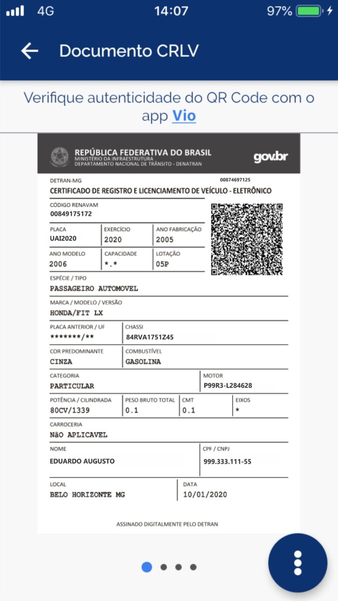 transferencia de veiculo online