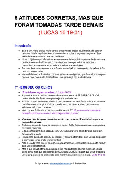 erros comuns ao fazer esboço de pregação