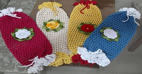 erros comuns ao fazer puxa saco de crochê