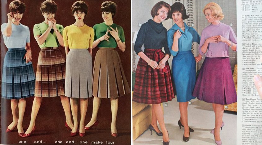 vestido tubinho anos 60 versus linha a qual escolher