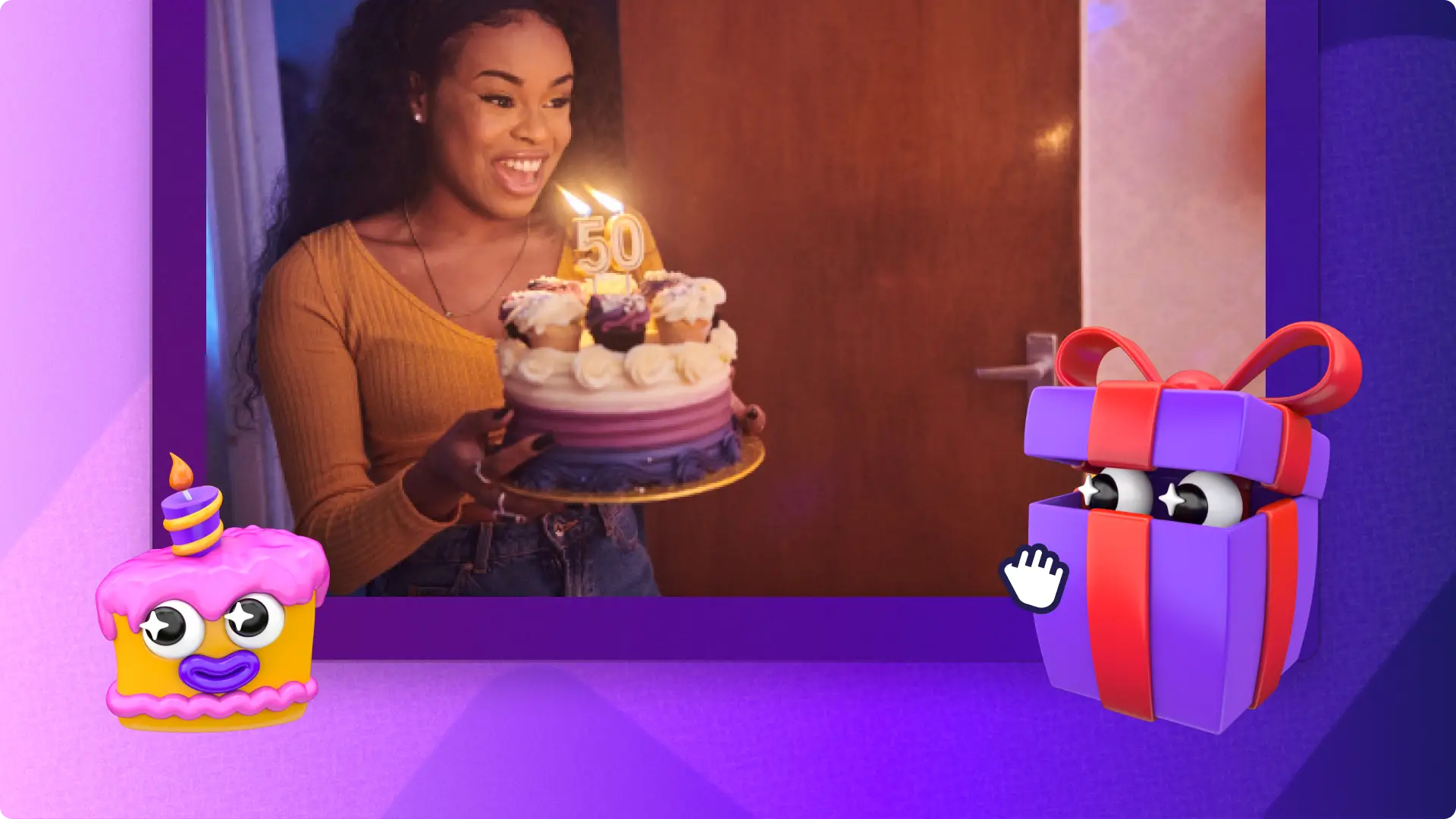 um video de aniversario no face