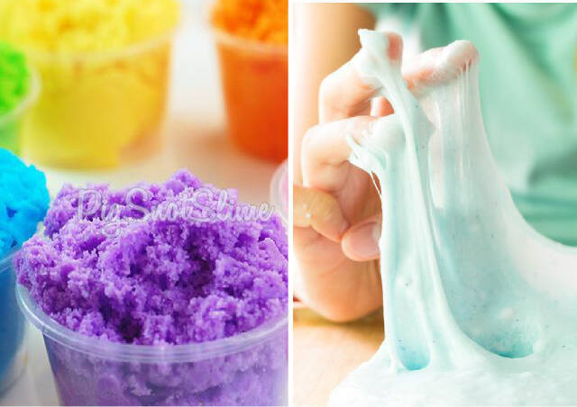 amoeba com cola branca vs slime com cola transparente