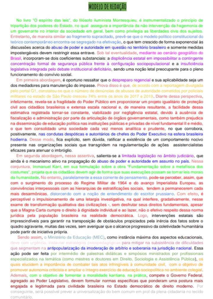 redação enem vs fuvest diferenças