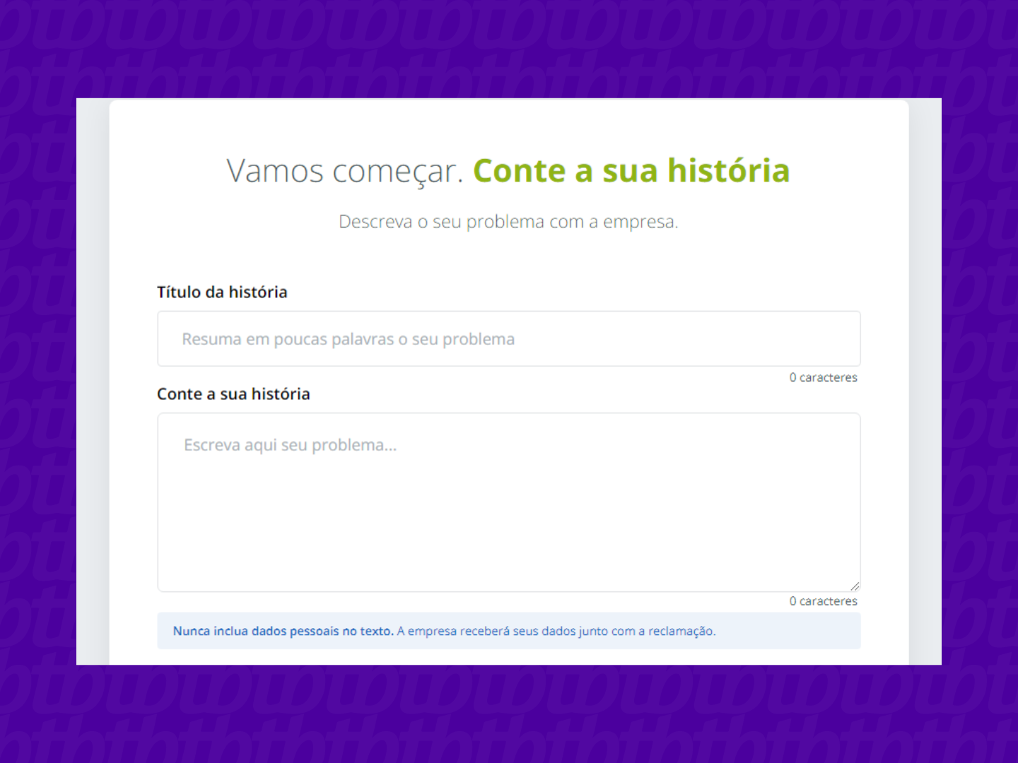 erros comuns ao fazer reclamação online