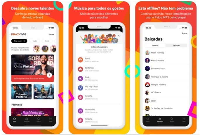 reprodutor de música grátis e sem anúncios