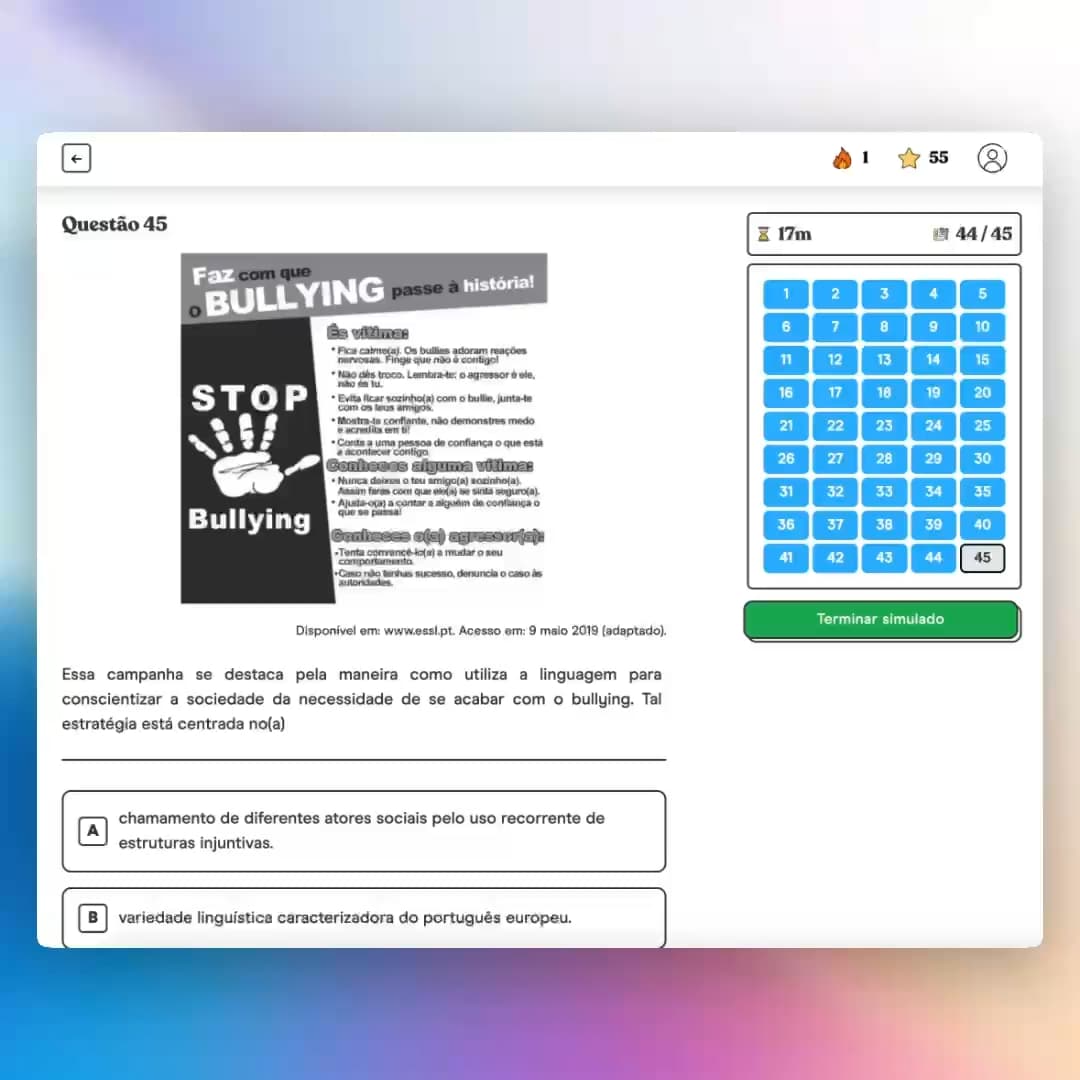 simulado enem online grátis