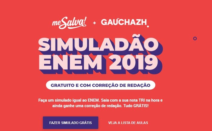 simulado enem por matéria