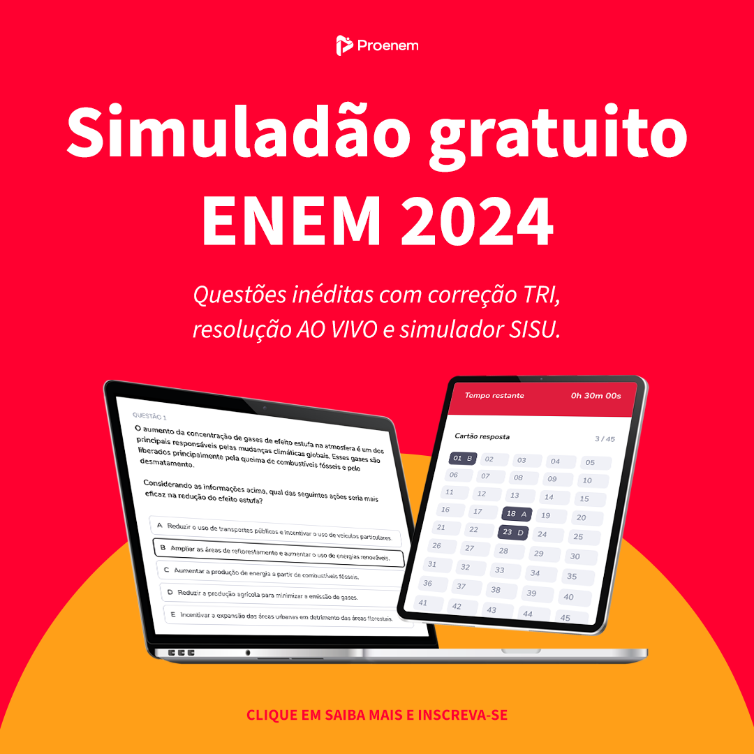 simulado enem com TRI