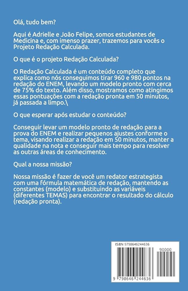 modelo redação ENEM 30 linhas