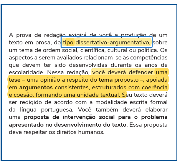 repertório sociocultural ENEM