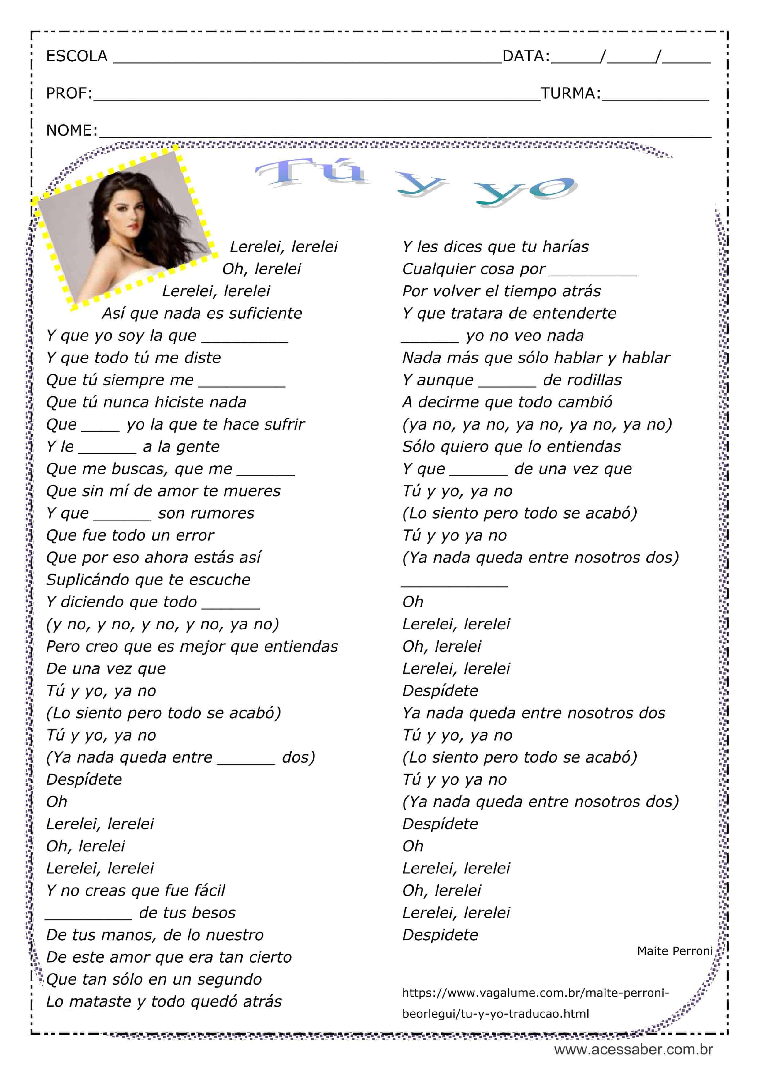 melhores músicas em espanhol para iniciantes