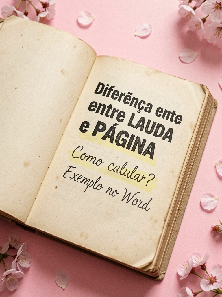 Livro antigo aberto com a palavra