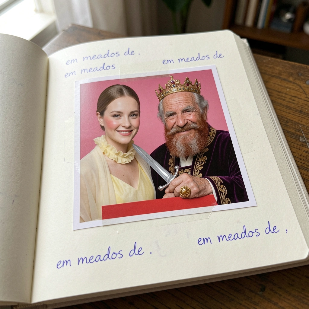 Página de caderno com anotações sobre o uso de 