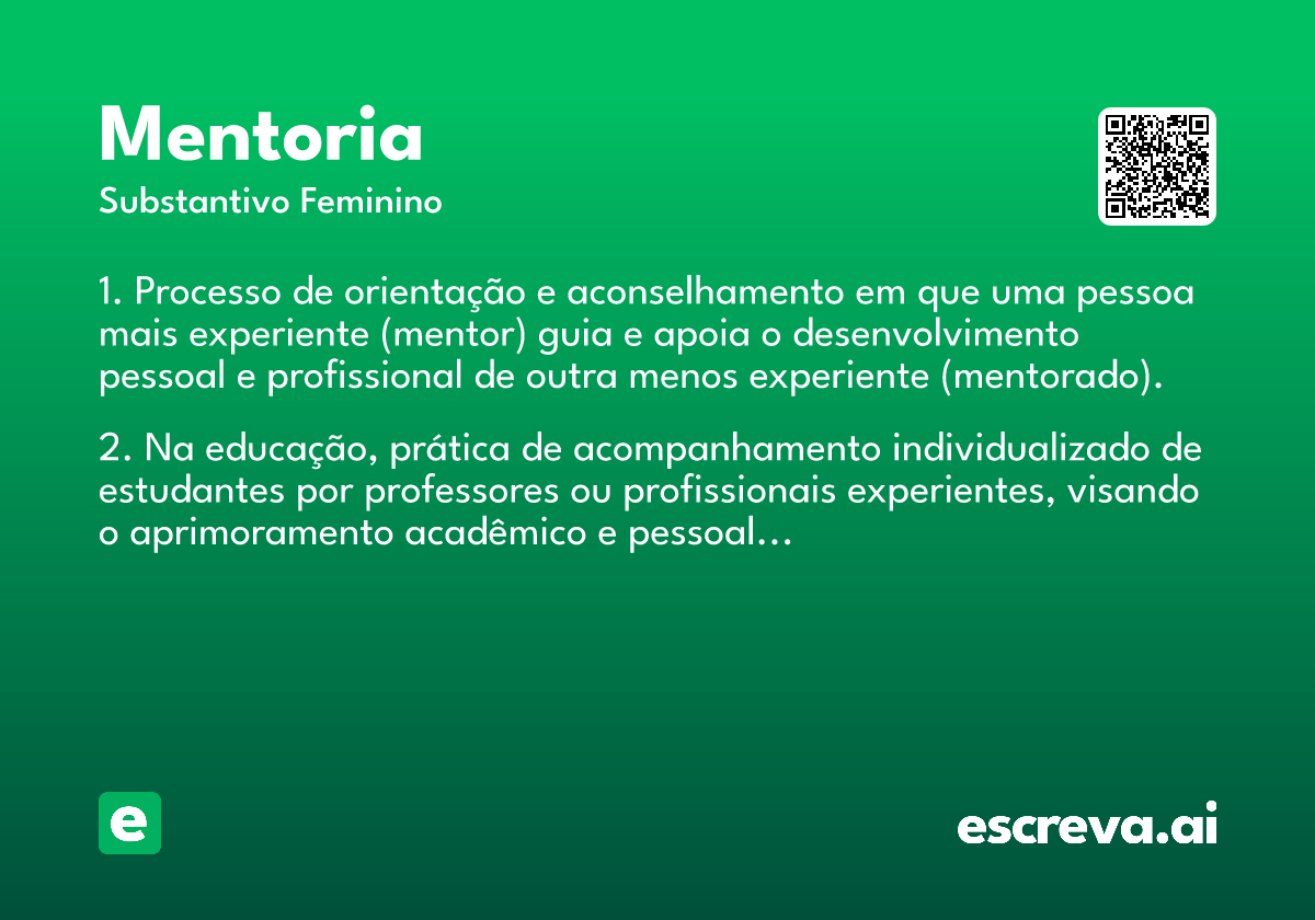 benefícios da mentoria