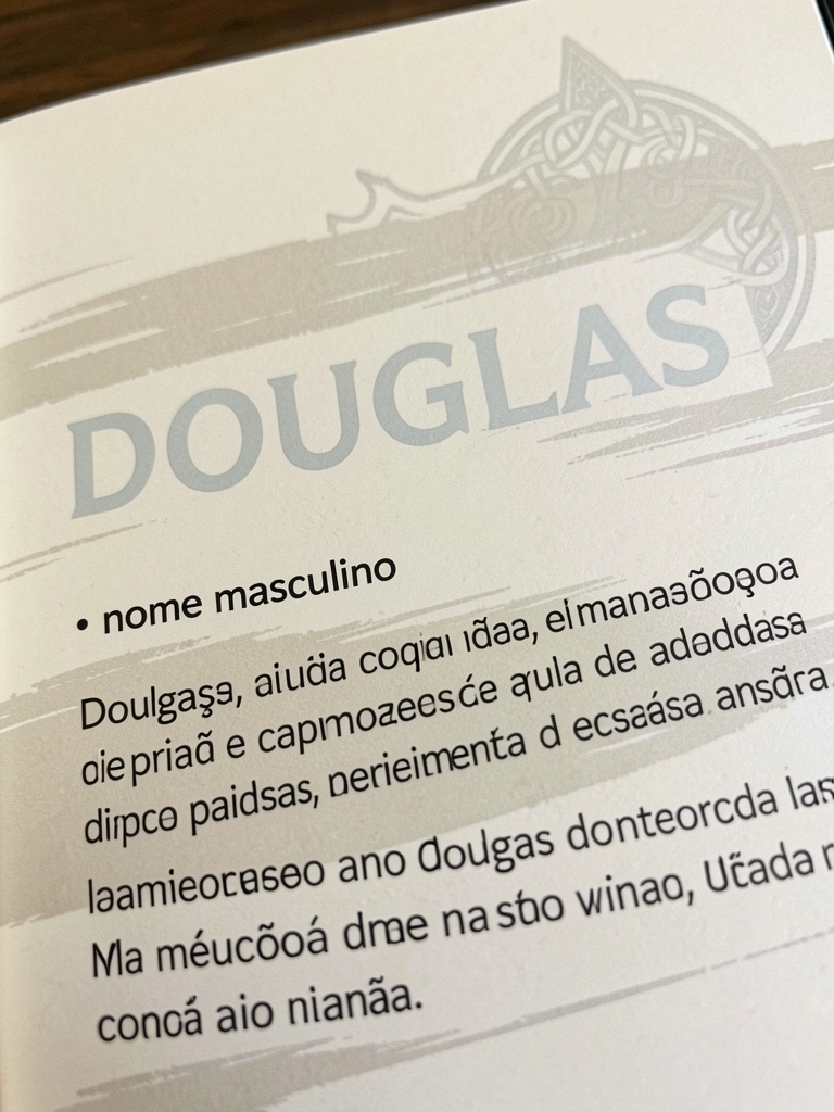 Símbolo gaélico estilizado com linhas curvas onduladas em tons escuros de azul e preto.