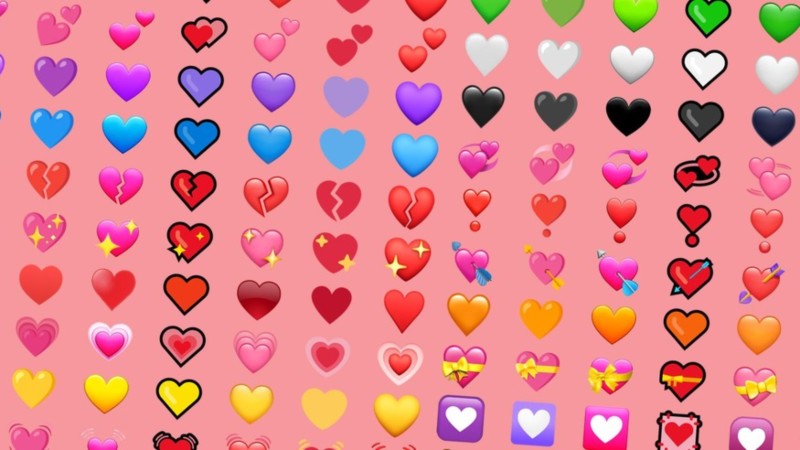 linguagem dos corações whatsapp