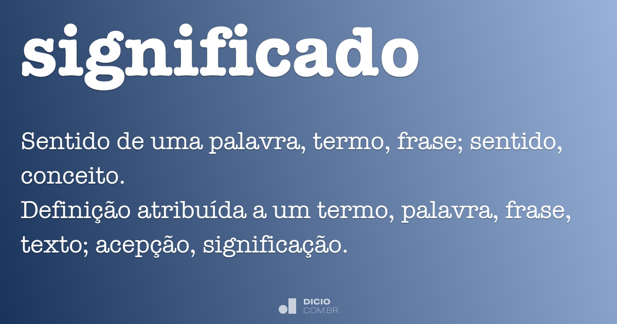 o que é sentido