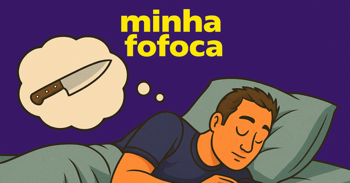 sonhar com faca com sangue
