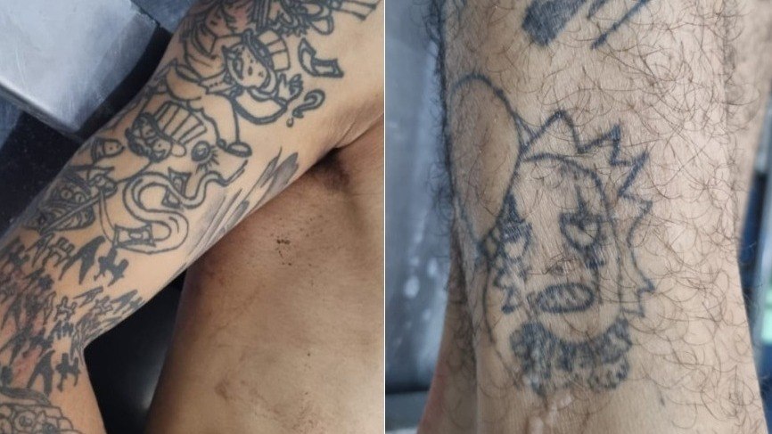 significado tatuagem palhaço crime