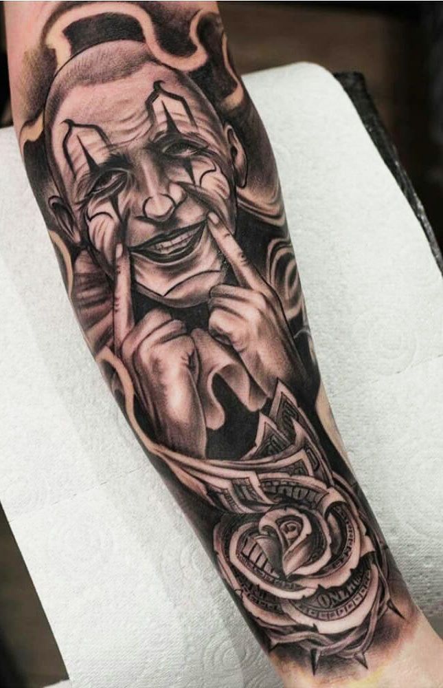 tatuagem palhaço significado polícia