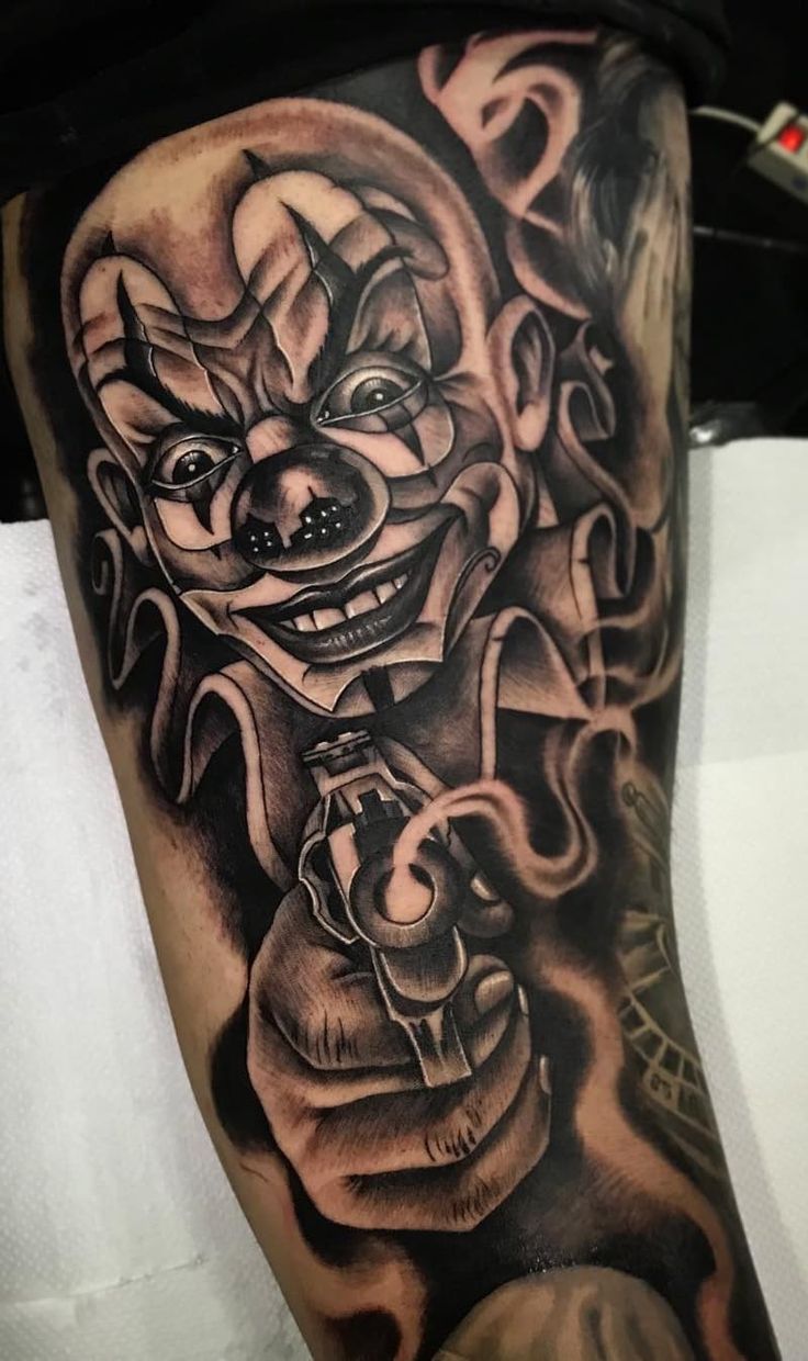 tatuagem palhaço significado facção