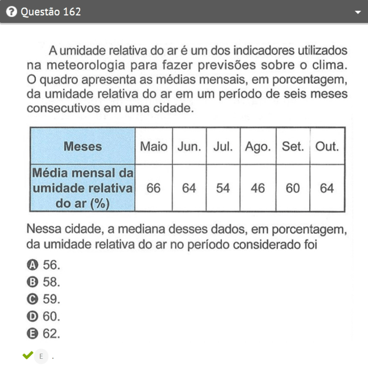 questões resolvidas porcentagem enem