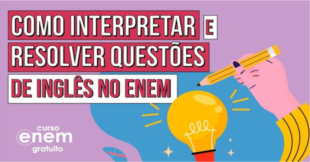 questões resolvidas inglês enem