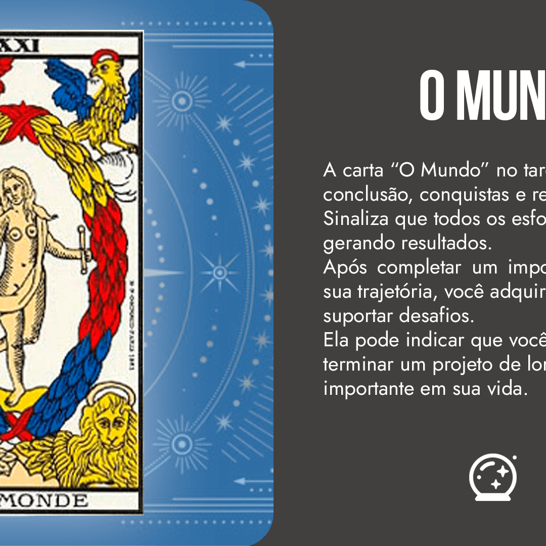 significado tarot o mundo